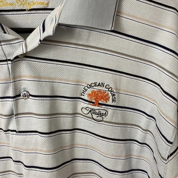 Vintage Ben Hogan Men’s Golf Polo - The Ocean Course at Kiawah Island - Size L - Picture 2 of 7